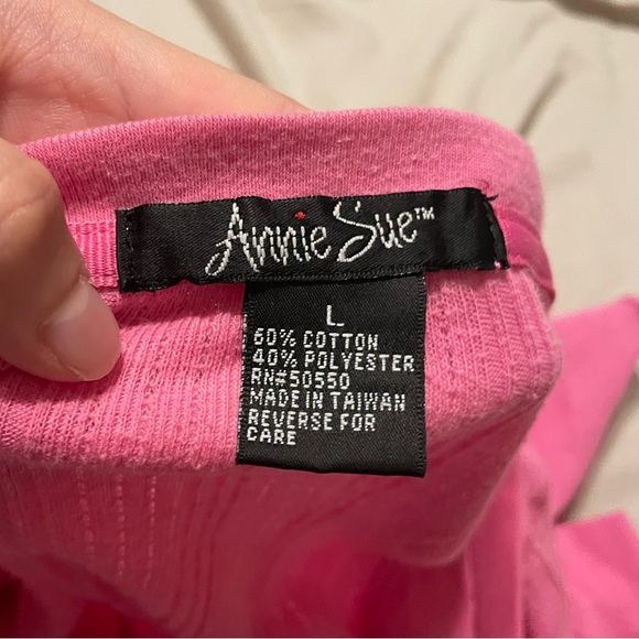 Annie Sue Pink Top - Picture 3 of 4